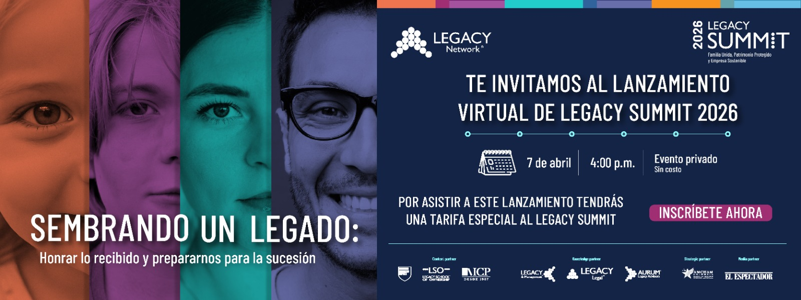 Lanzamiento Virtual Legacy Summit 2026